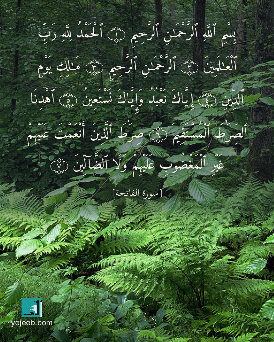 بطاقة دعاء مصورة — بسم الله الرحمن الرحيم الحمد لله