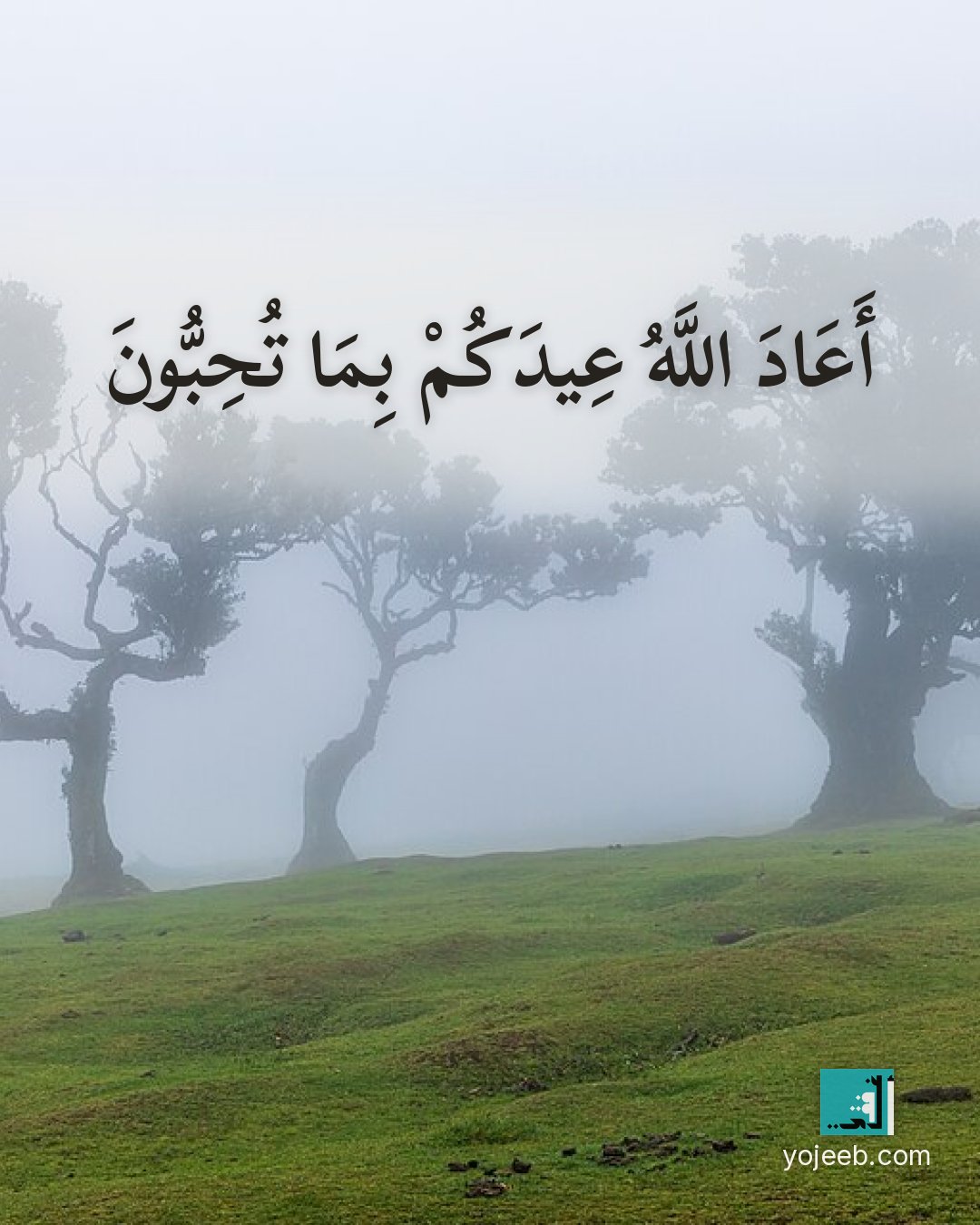 بطاقة تهنئة العيد — أعاد الله عيدك بما تحب