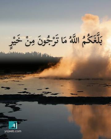 بطاقة آيات تريح القلب — بلغك الله ما ترجو من خير