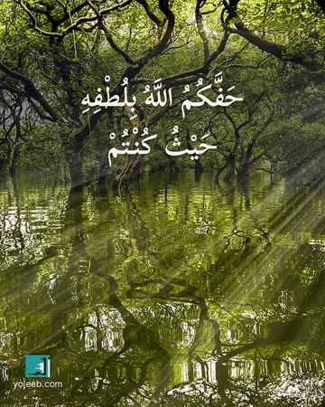 بطاقة دعاء السفر — حفك الله بلطفه حيث كنت