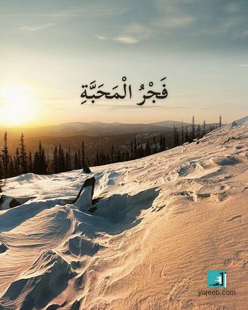 بطاقة الفجر — فجر المحبة