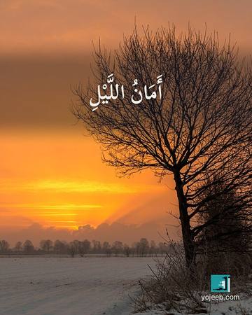 بطاقة تصبحون على خير — أمان الليل